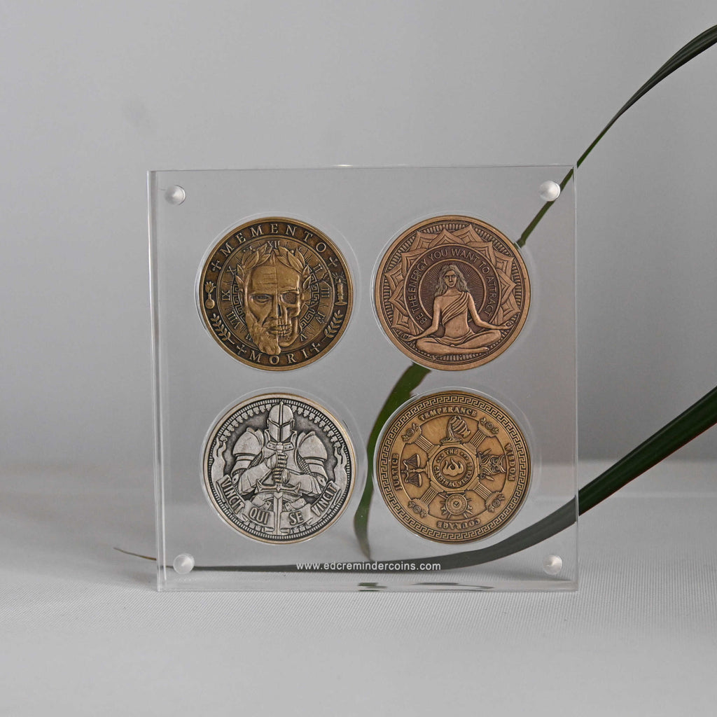 Display for 4 coins (without coins)