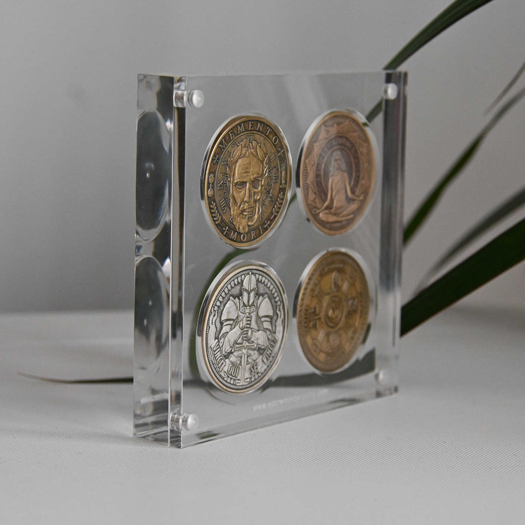 Display for 4 coins (without coins)