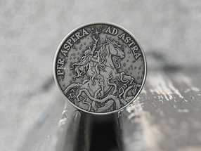 Per Aspera Ad Astra Coin - Keep Your Eyes on the Stars