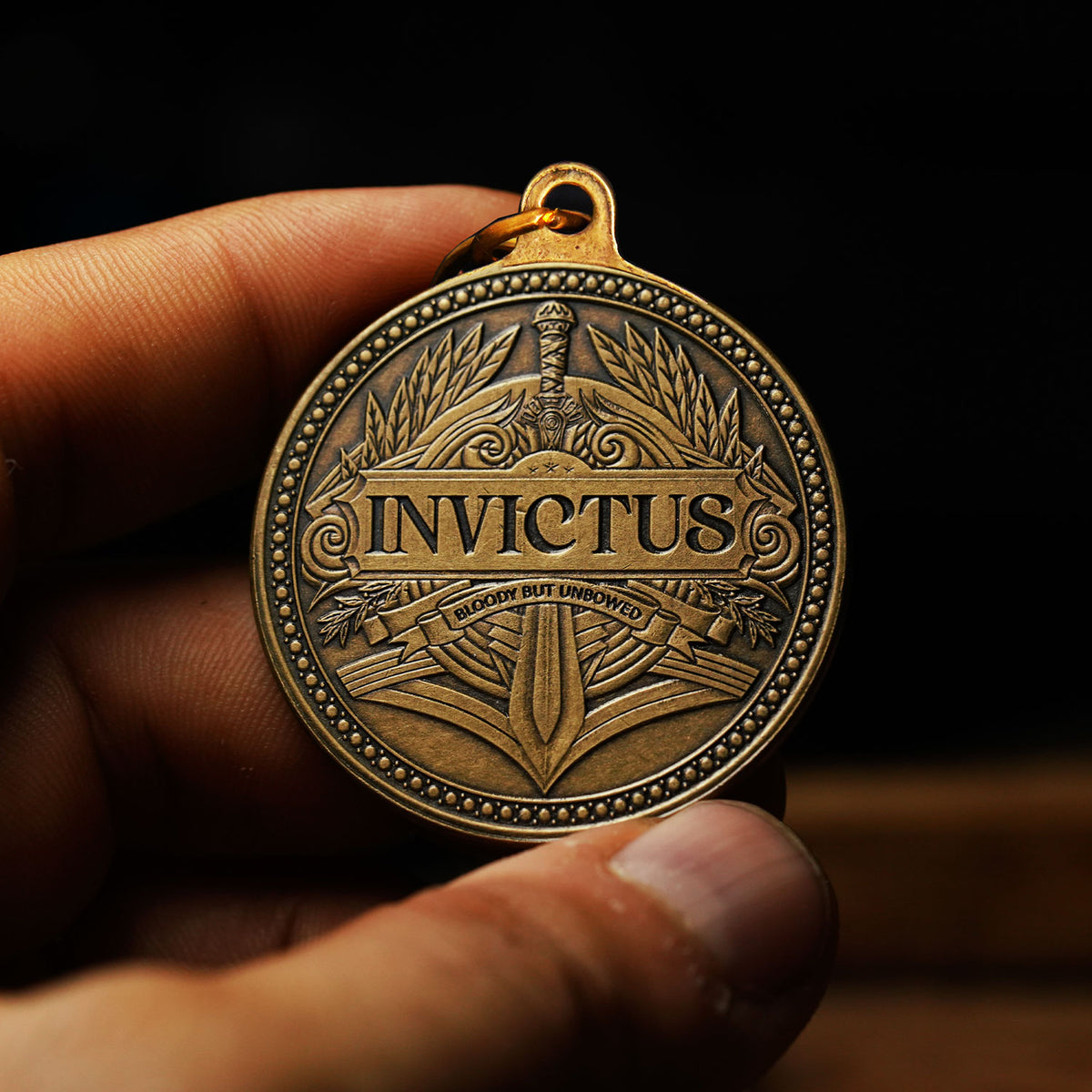 Invictus Key Tag – EDC Reminder Coins