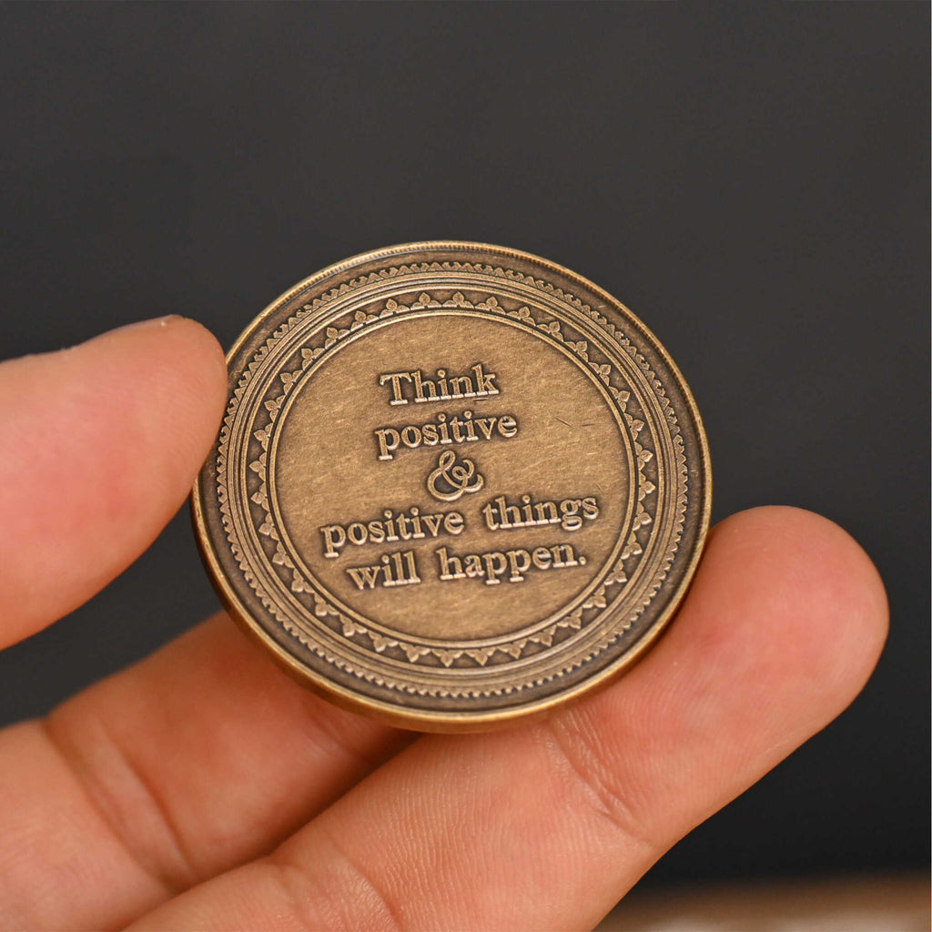 Positive Thoughts Coin