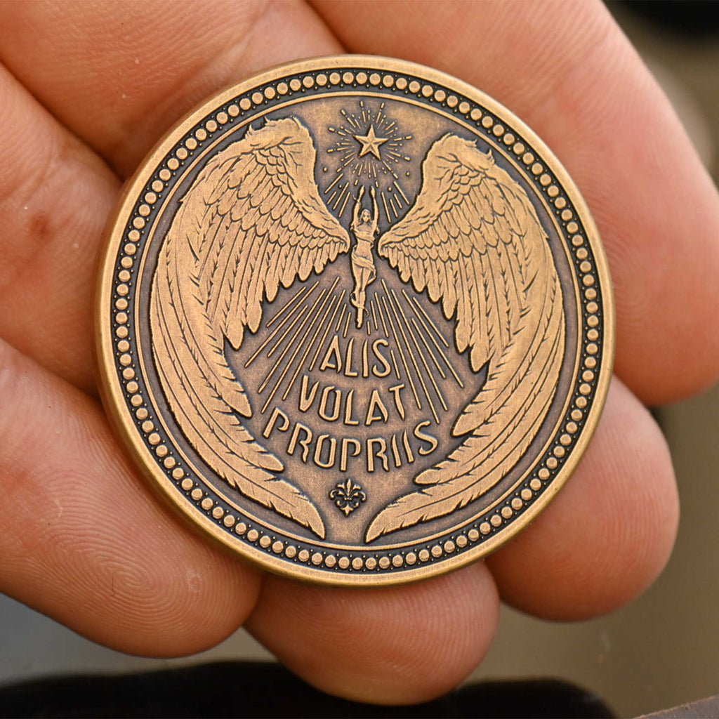 Alis Volat Propriis Coin