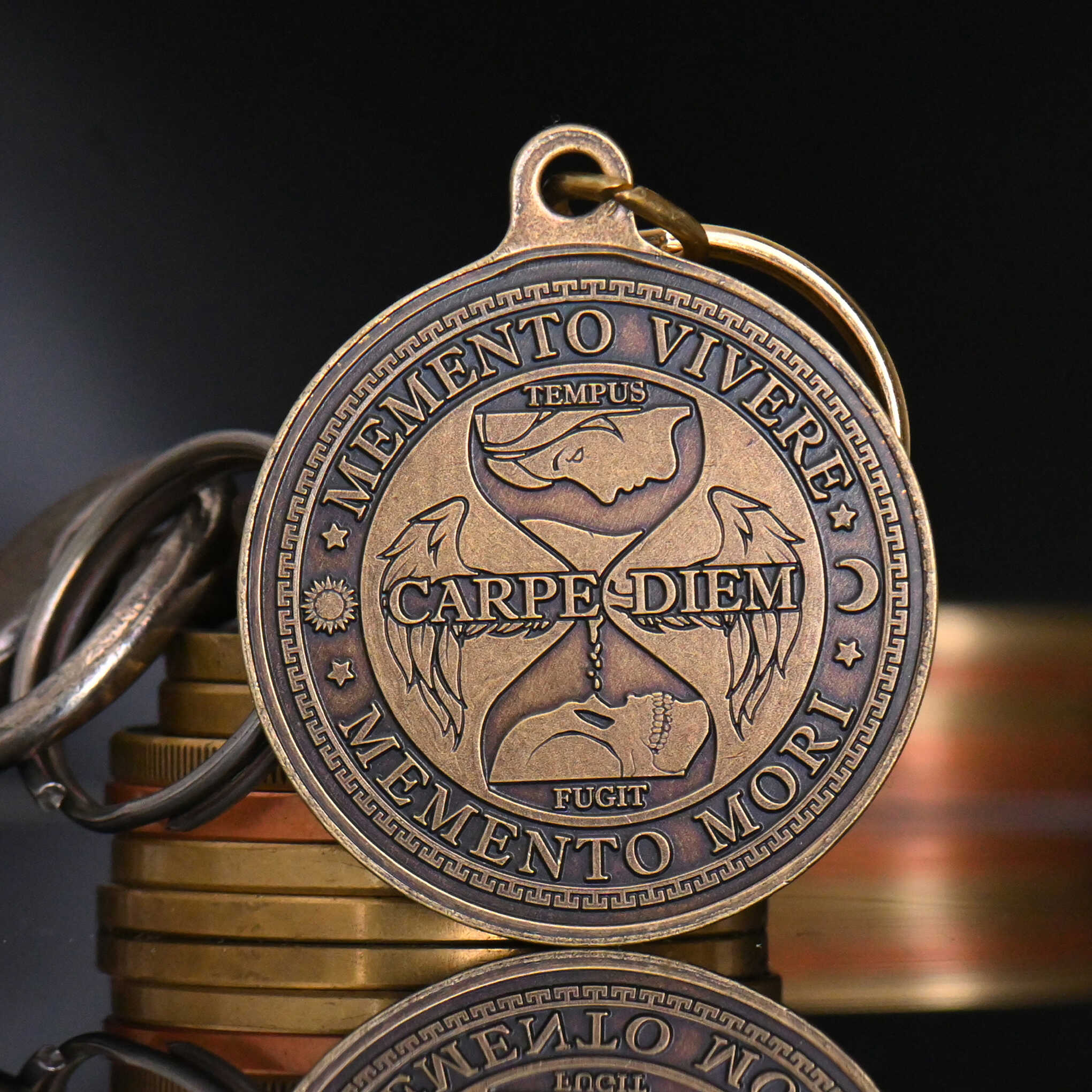 Carpe Diem Key Tag – EDC Reminder Coins