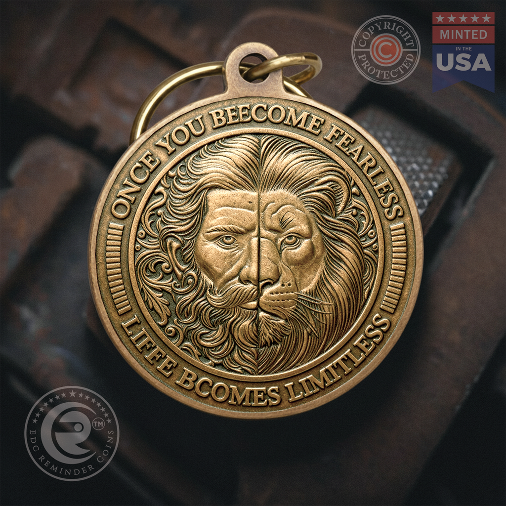 No Fear Key Tag