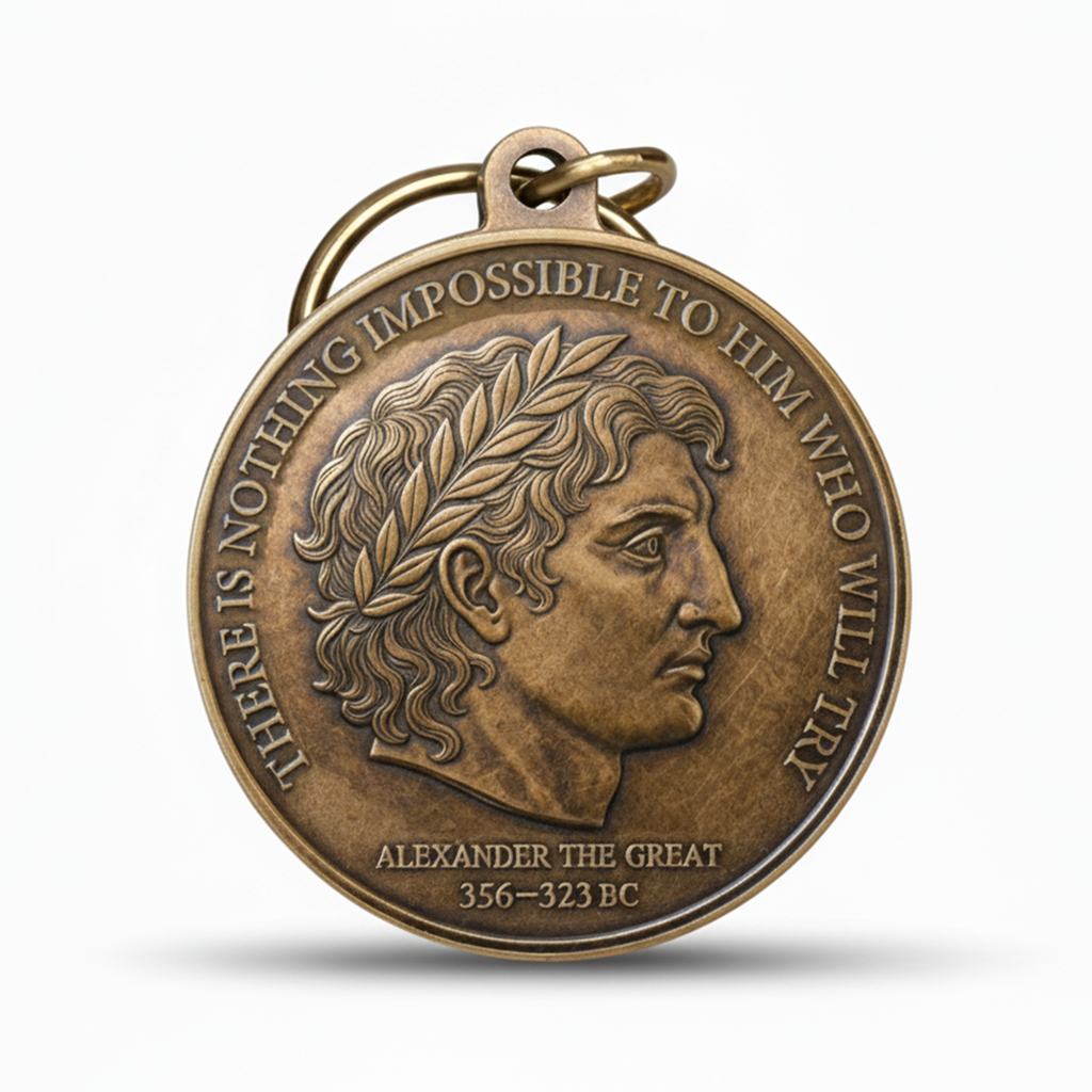 Alexander the Great Key Tag