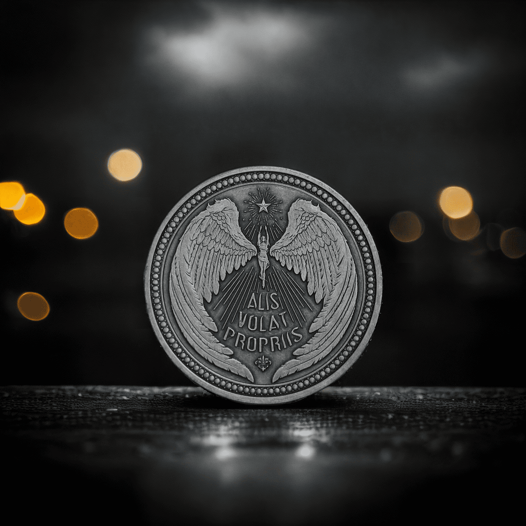 Alis Volat Propriis Coin