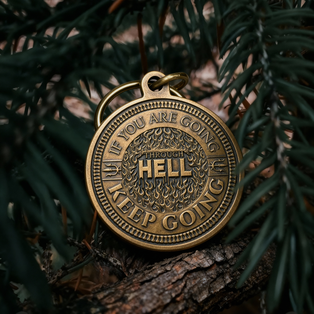 Keep Going Key Tag