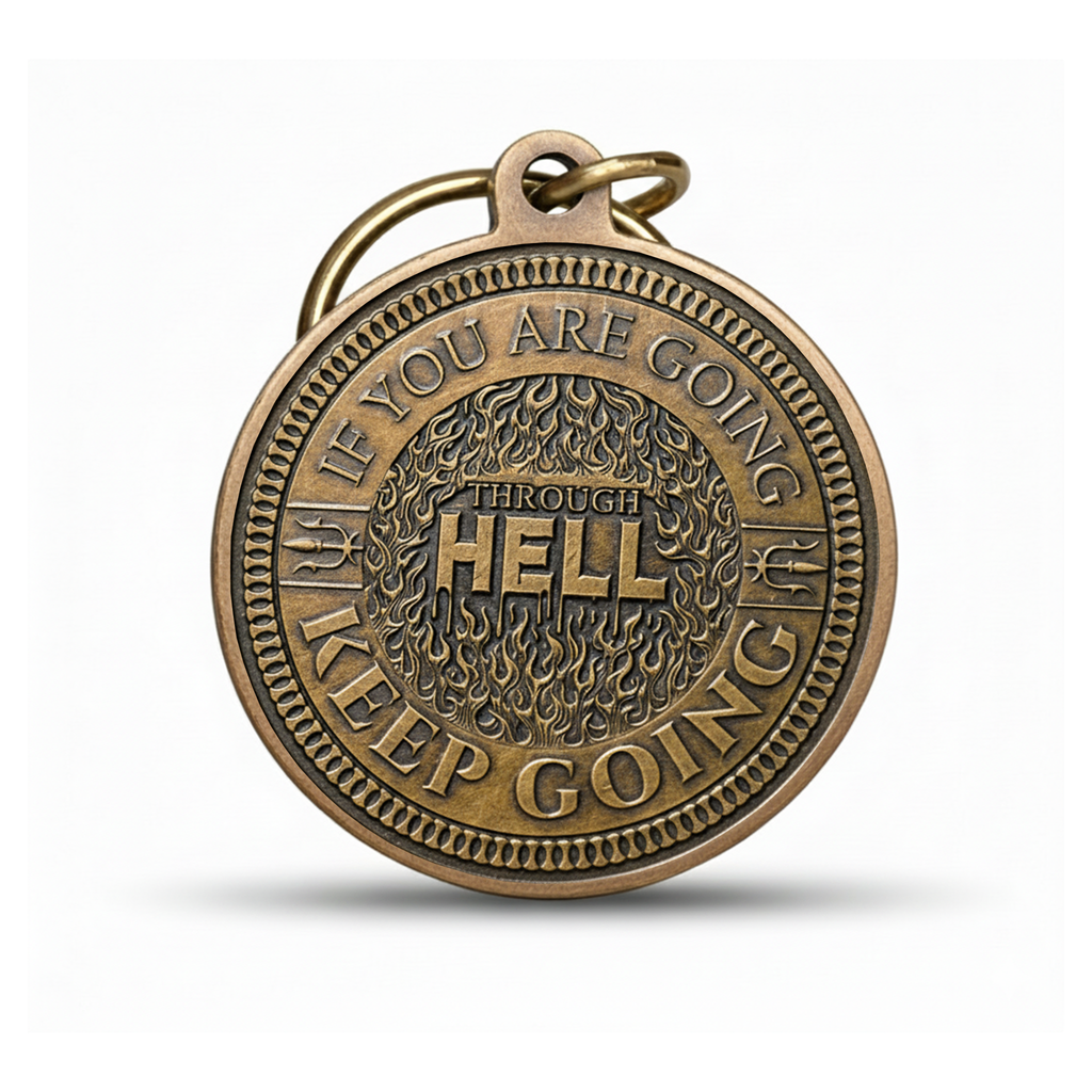 Keep Going Key Tag
