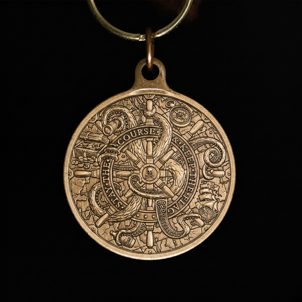 Pirate Key Tag