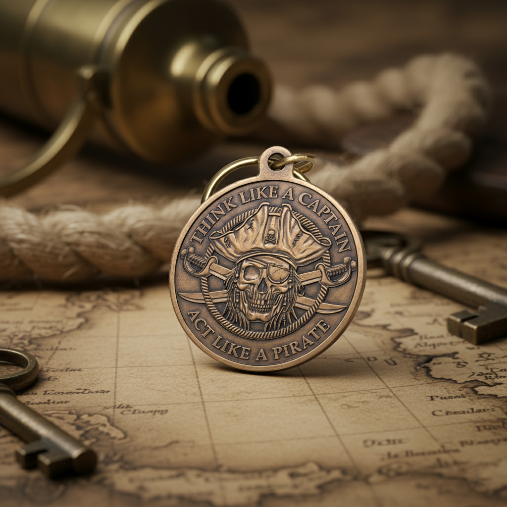Pirate Key Tag