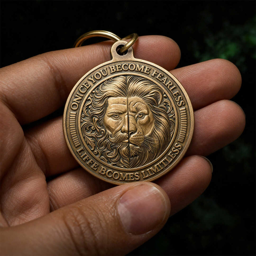 No Fear Key Tag