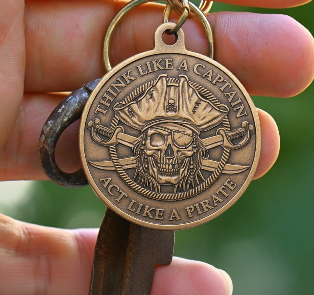 Pirate Key Tag
