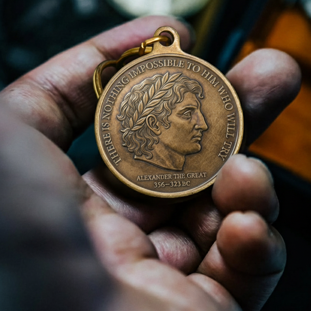 Alexander the Great Key Tag