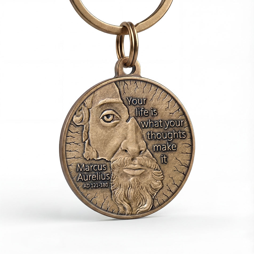 Marcus Aurelius Key Tag – EDC Reminder Coins