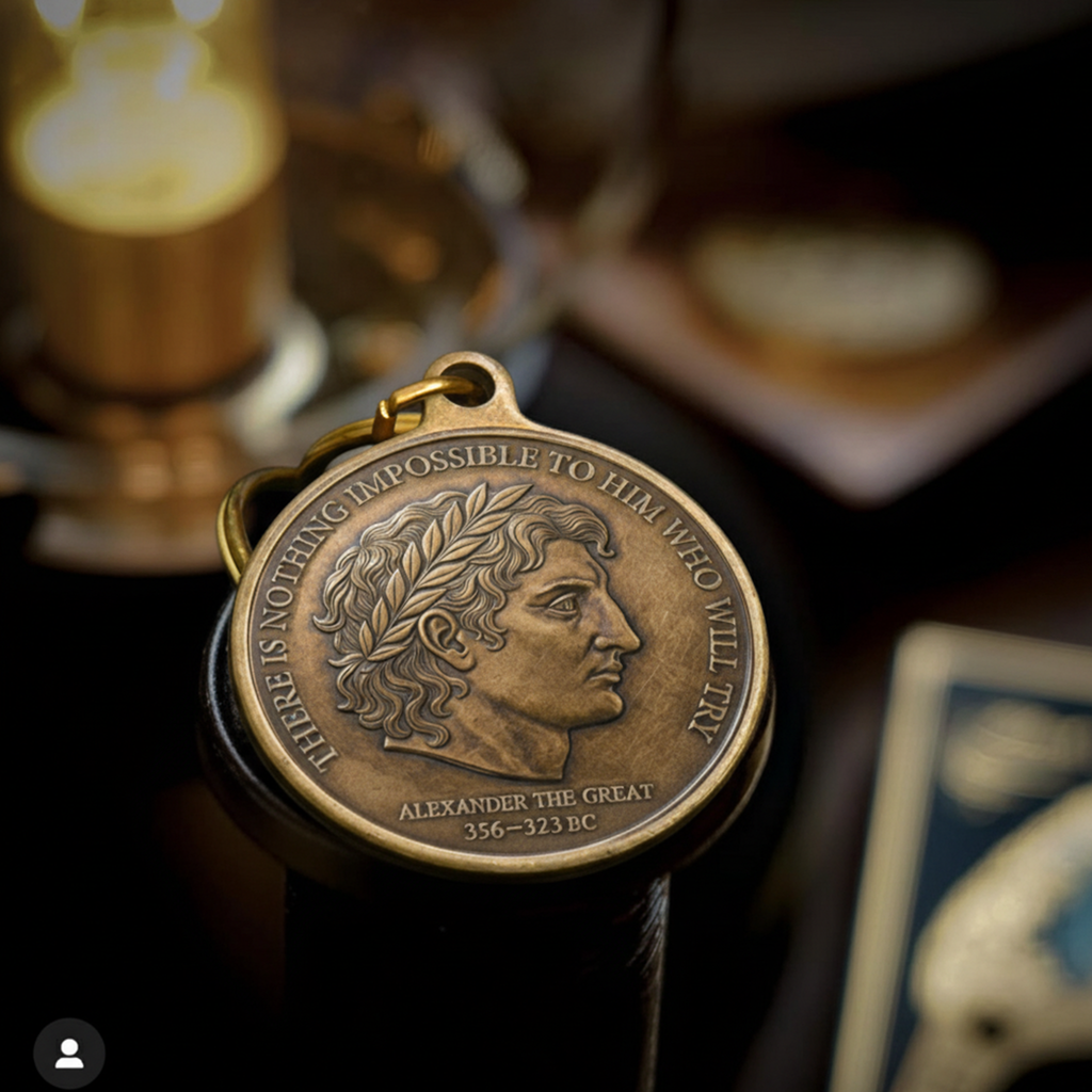 Alexander the Great Key Tag