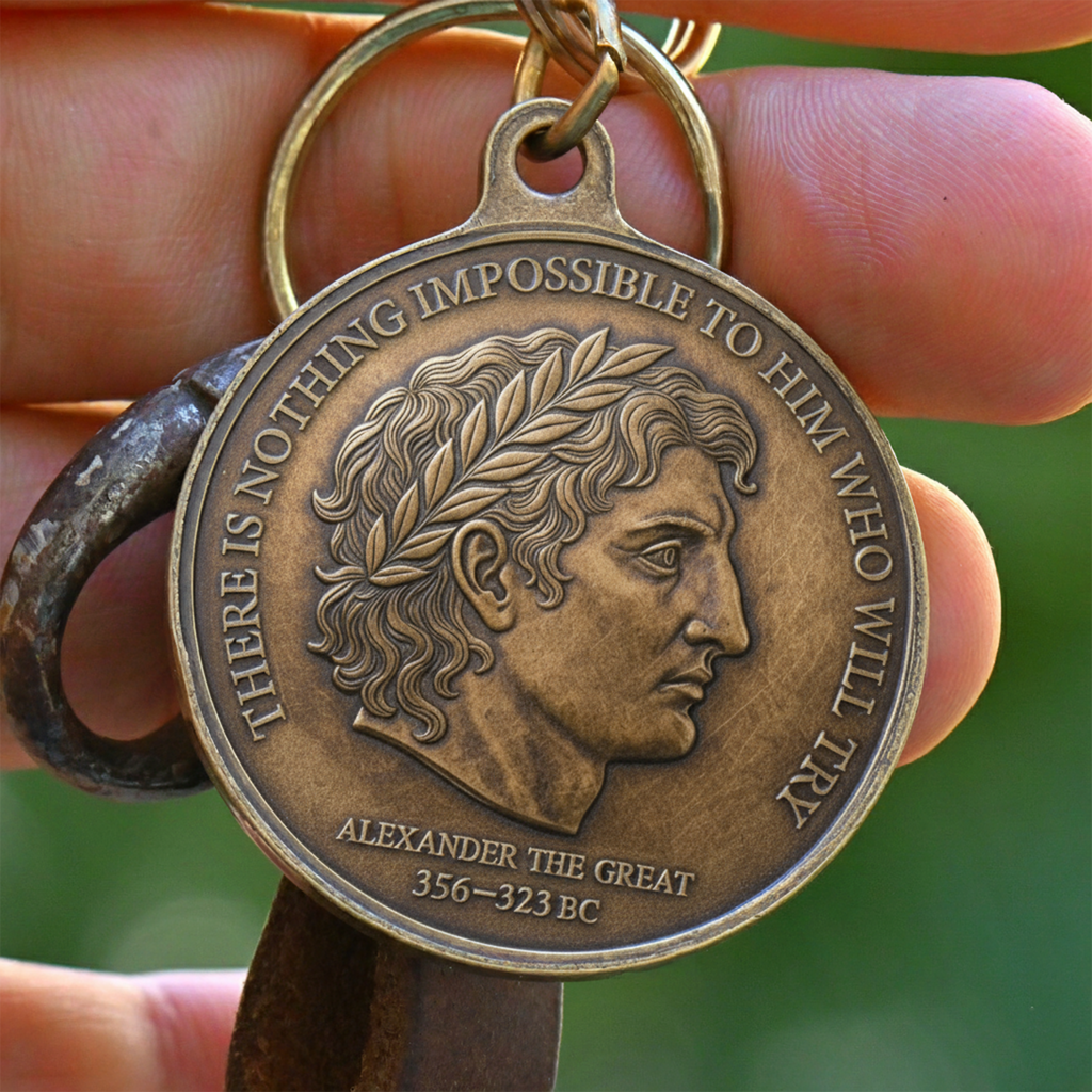 Alexander the Great Key Tag