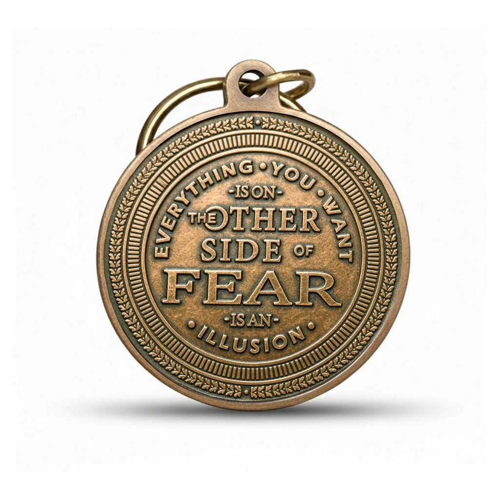 No Fear Key Tag