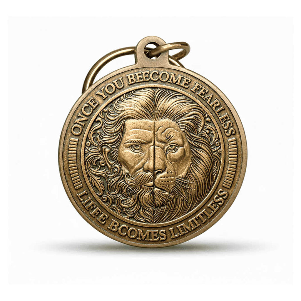 No Fear Key Tag