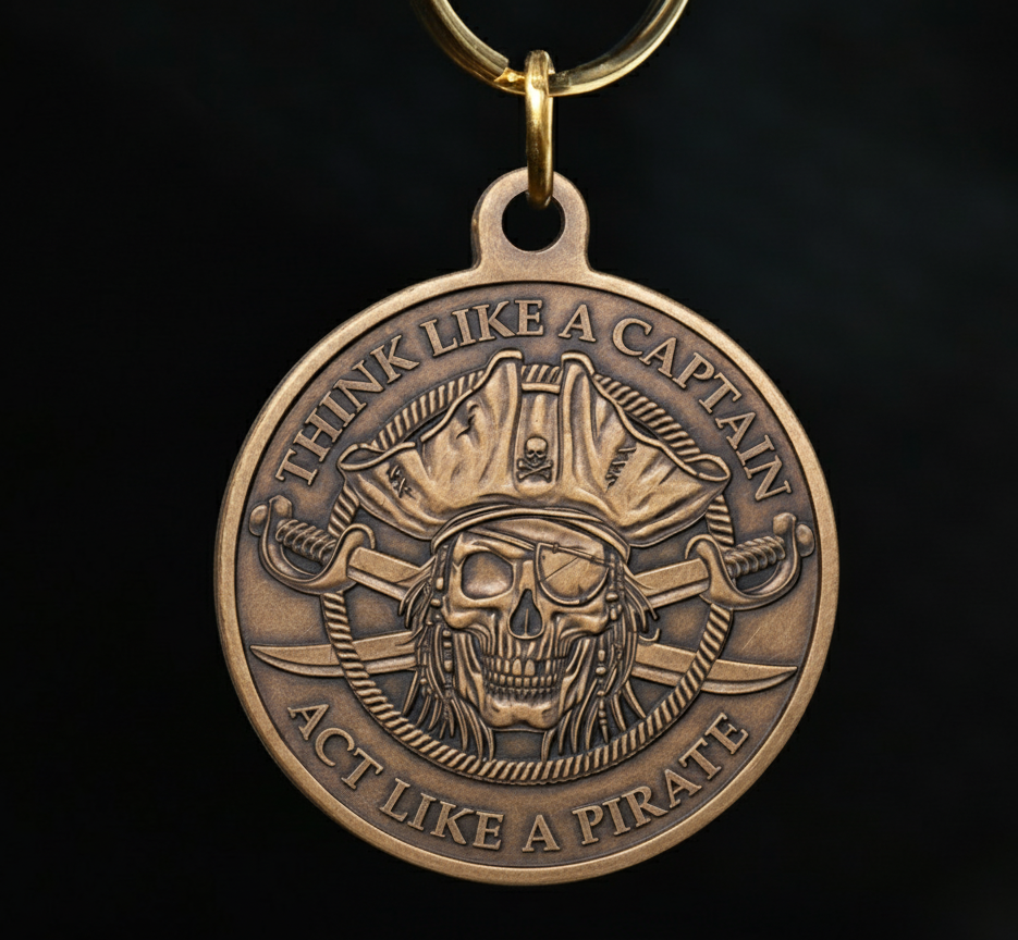 Pirate Key Tag