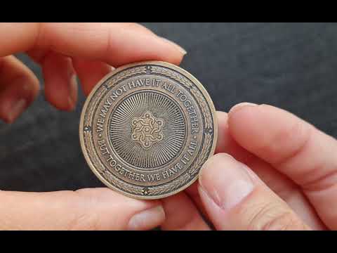 Family Program Coin Family Coin | Familia Ante Omnia Keepsake Gift – EDC Reminder Coins