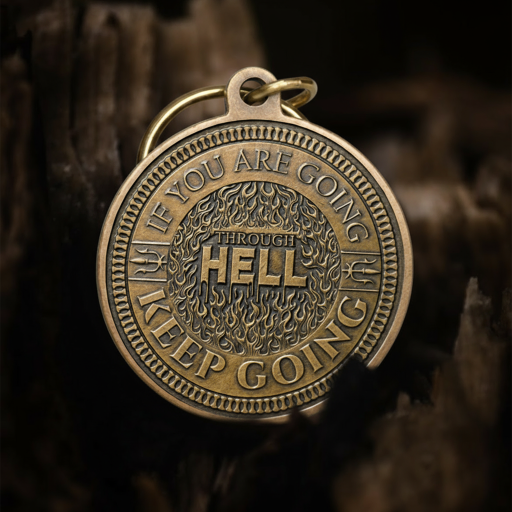 Keep Going Key Tag
