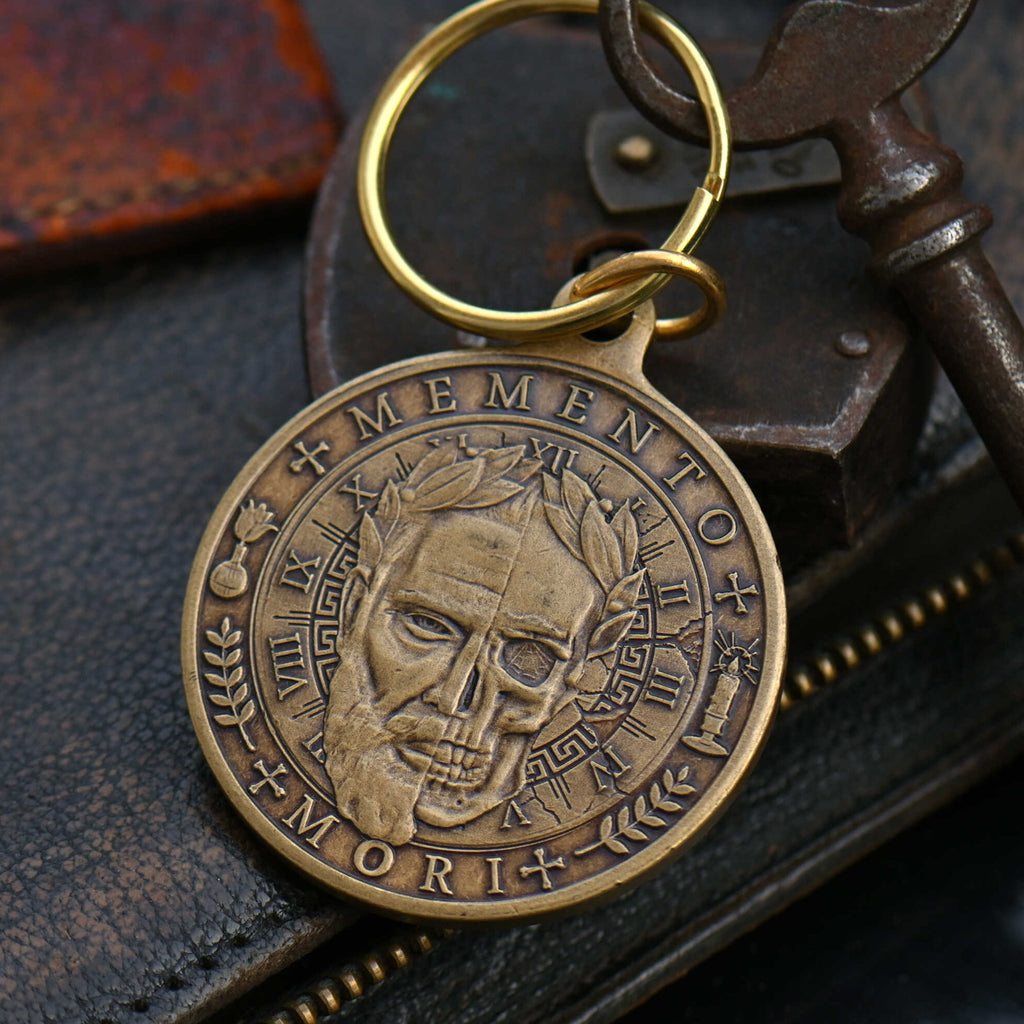 Memento Mori Key Tag