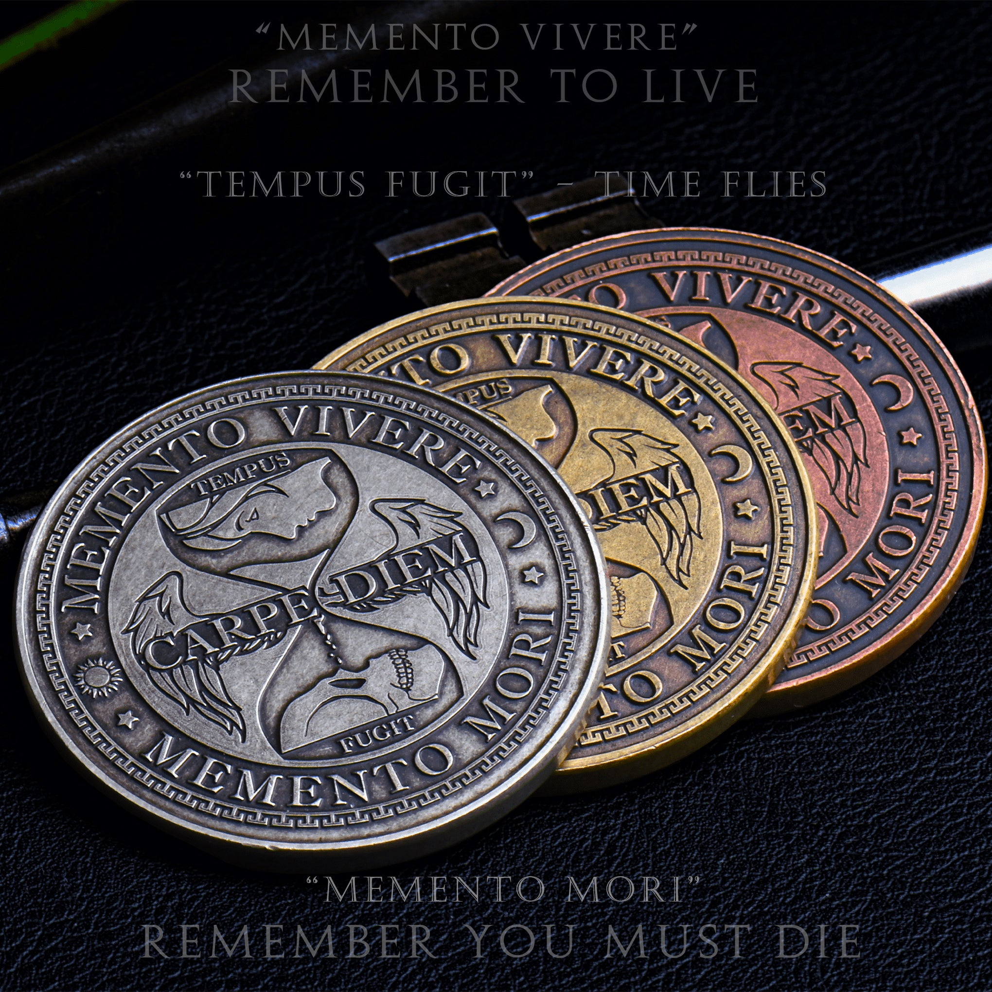 Carpe Diem Key Tag – EDC Reminder Coins