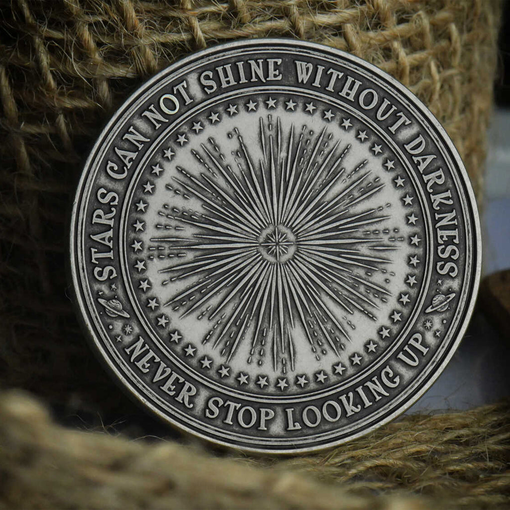 Latin Quote Coins EDC Reminder Coins Latin Quote Coins EDC Reminder Coins