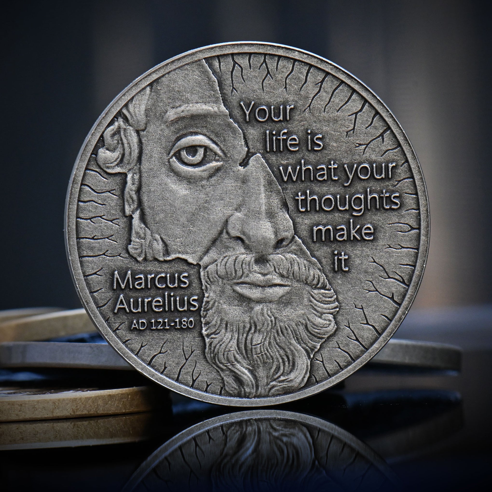 Marcus Aurelius Coin – EDC Reminder Coins