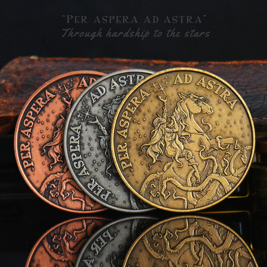 Latin Quote Coins – EDC Reminder Coins