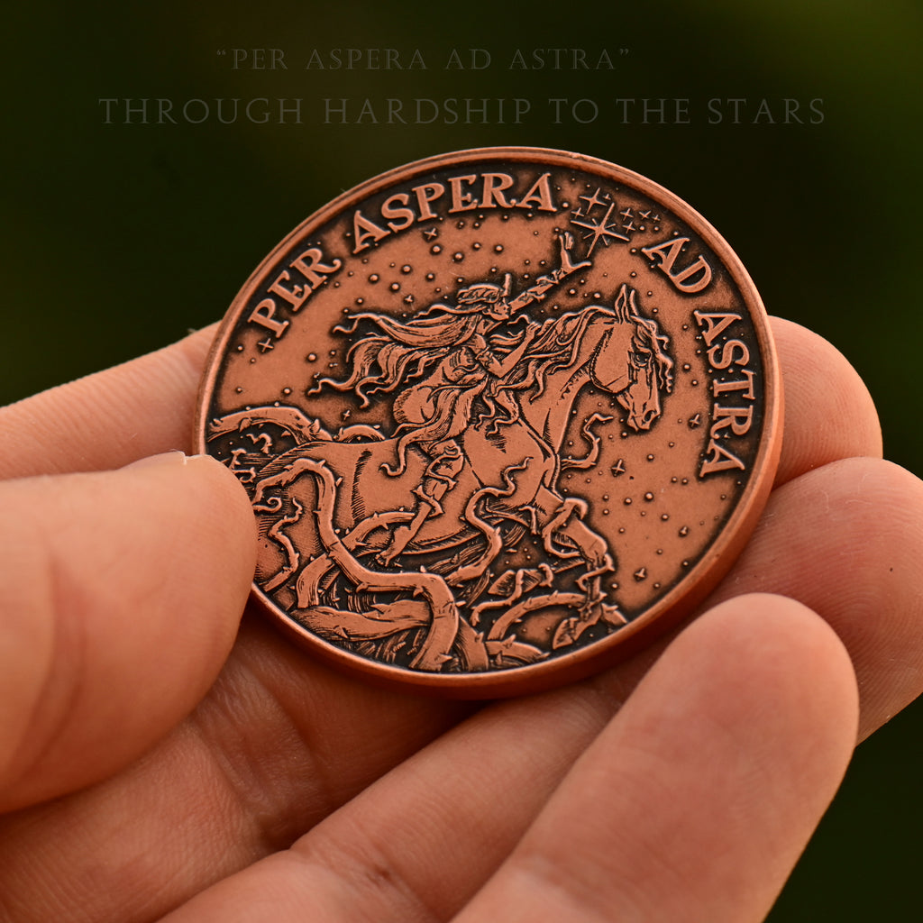 Per Aspera Ad Astra Coin